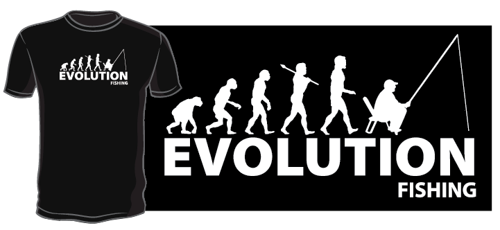 T-Shirts - evolution-fishing-tshirt1.png
